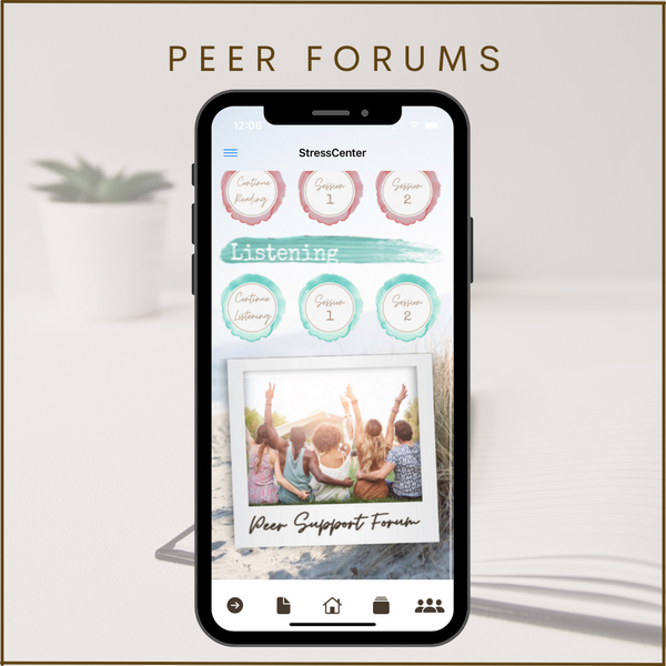 The Stresscenter App Peer Forums