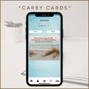 The Stresscenter App "Carry Cards"