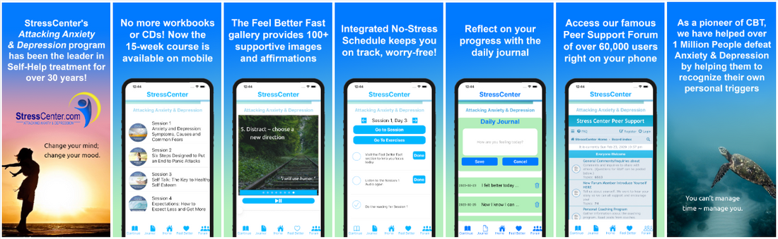 Access The Attacking Anxiety & Depression Program Anywhere, Anytime with Our Brand New App!