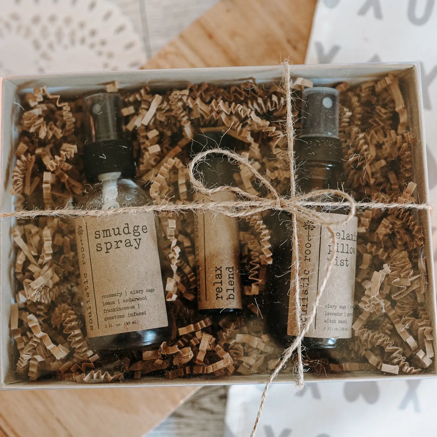 Gift Set | Pillow Spray | Smudge Spray | Relax Roller