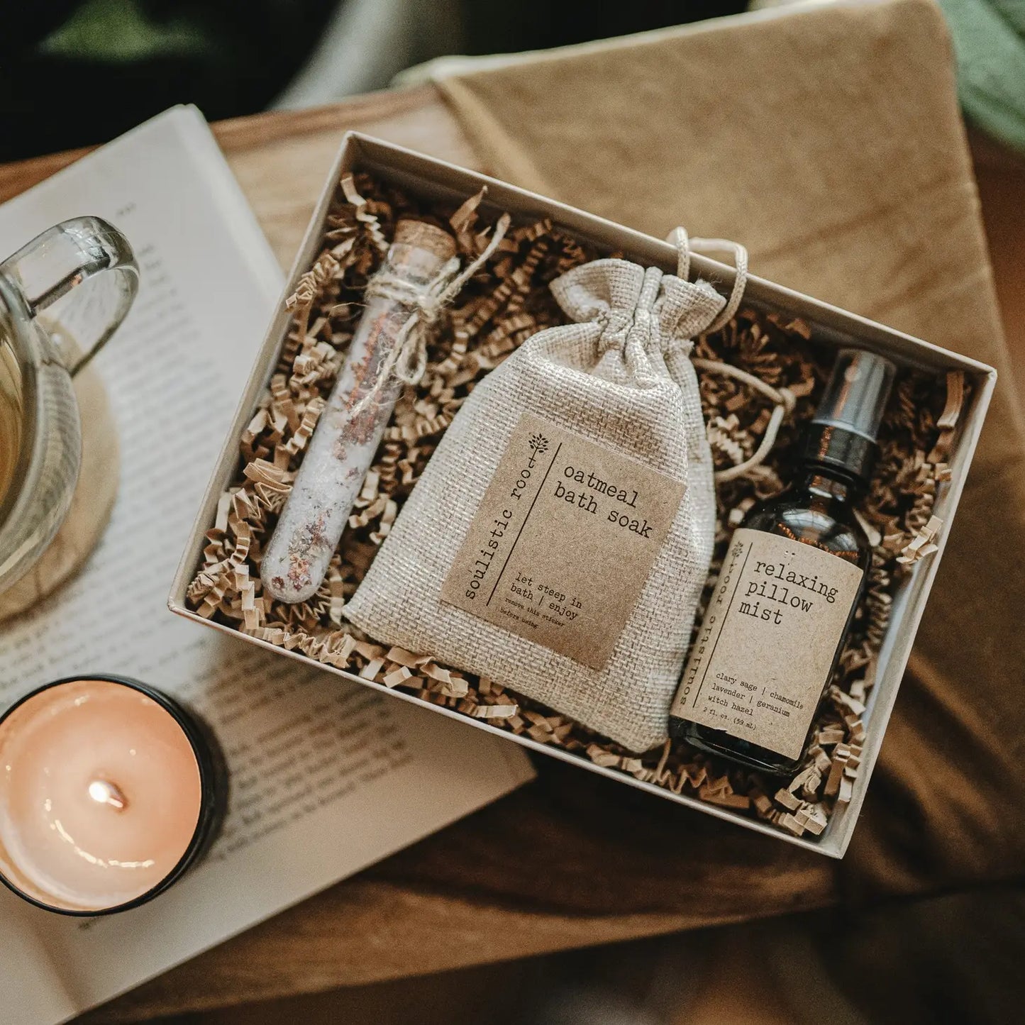 Gift Set | Relaxing Rose Trio with Pillow + Linen Spray